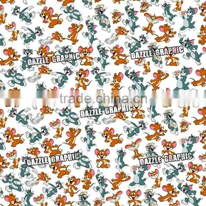 Pretty Popular Cartoon Pattern Hydrographic Printing Film Width 0.5M No.DGLGD075 Dazzle Graphic Water Transfer Film thumbnail-2