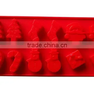 Mix Christmas Stocking Present Etc Christmas Chocolate Mold thumbnail-1