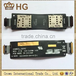 Original SIM Card Reader Connector For ASUS Zenfone 5 A500CG Dual SIM Card thumbnail-1