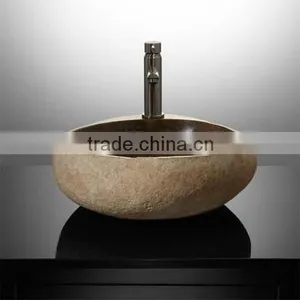 Natural Irregular River Stone Sink thumbnail-6