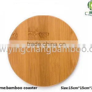 Wood Bamboo Chrismas Promotional Carved Coaster thumbnail-1