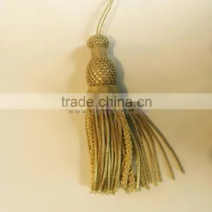 Gold Big Caterpillar Style Fringe Tassel Religious | Decorative Priest Bishop Tassels High Quality thumbnail-1