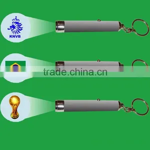 LED Projection Metal Keychain,LOGO Customization Keychain, Advertising Promotions Gift thumbnail-1