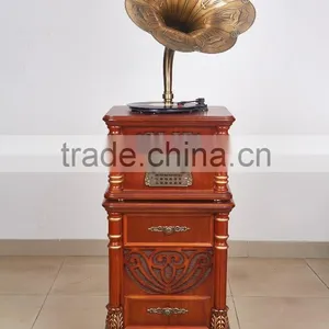 High Quality Antique Gramophone Cassette Player CD Player Gramophone thumbnail-1
