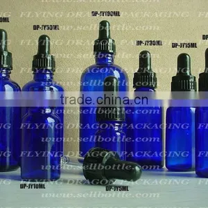 Blue Plastic Dropper Bottle, Essential Oil Bottle, Aroma Oil Bottle thumbnail-1
