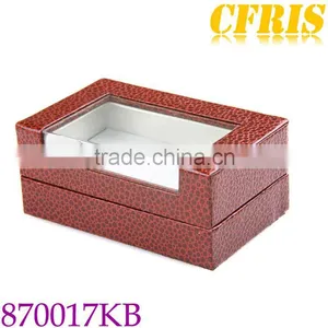 Custom Transparent Top Cufflink Box, Paper Box thumbnail-1