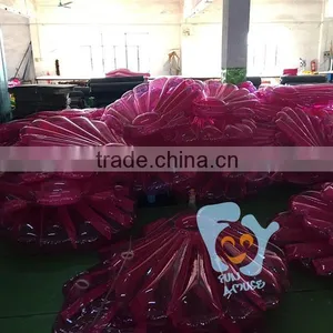 Wholesale 180cm PVC Giant Pink Inflatable Seashell Pool Float thumbnail-6
