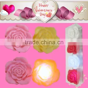 Color Changing LED Floating Rose Flower Light thumbnail-1