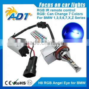 Remote Color Change RGB LED Angel Eyes Marker For BMW E82 Coupe/E87 LCI E90/E92/E93 M3 Coupes/convertible/sedans thumbnail-1