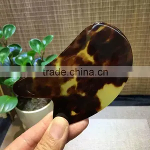 Natural Wild Hawksbill Guasha Plate Scrapping Massage Jade thumbnail-2