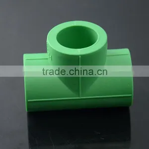 2015 Hot Sale Material Polypropylene PPR Pipe Fitting Different Colors Equal Tee thumbnail-3