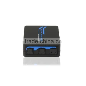 3 Way Toslink Digital Optical Link SPDIF Audio 1x3 Splitter 1 IN 3OUT thumbnail-1