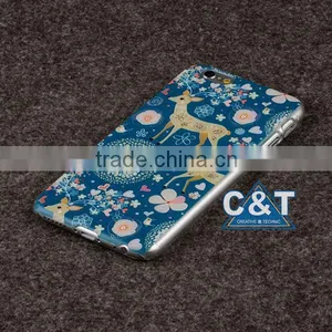 C&T Cute Blue Fantasy Deer Animal Smart Phone Case Hardcase For IPhone6 Plus 5.5 Inches thumbnail-3