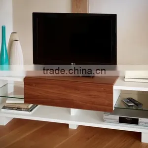 TV-4101 Wooden Lcd tv Stand Design thumbnail-1