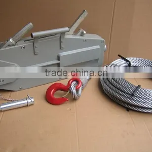Portable 1.6 Ton Aluminium Alloy Wire Rope Pulling Hoist thumbnail-4