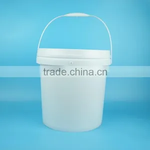 18kg Paint Plastic Buckets, PP Pail for Chemicals, Plastic Packaging Barrel With Handle thumbnail-2