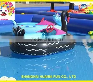 Inflatable Swan Float Water Pool Inflatable Swan Boat / Swan Inflatable Float Toy thumbnail-5