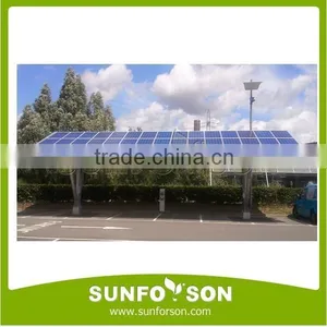 Stable Extruded Aluminum Solar Panel Mounting Frame Carport Parts thumbnail-1
