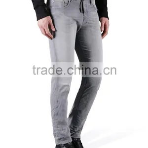 Men'denim Pant Jeans Skinny Jeans for Men 100% Cotton Straight Leg Denim Jeans thumbnail-3