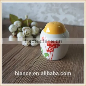 Ceramic Hand Painted Spice & Pepper Shakers in Bottle With Sift Cap Design thumbnail-3