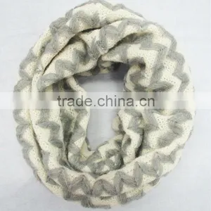 2014 New Fashion Wholesale Winter Loop Knitted Infinity Scarf thumbnail-1