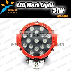Stainless Steel LED Work Light,51W C Ree Leds C Ree Led Work Light, LED Driving Light For Tractor Off-road thumbnail-1