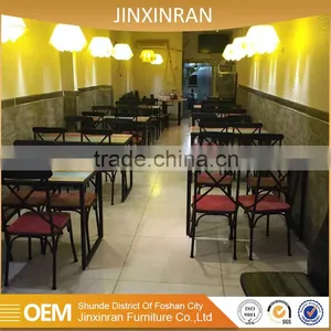 Wholesale High Quality Wood Furniture Chinese Restaurant Hot Pot Table thumbnail-1