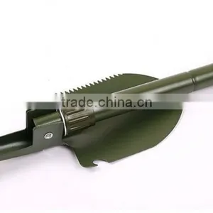 Survival Trowel Pickaxe Sapper Tool 5 in 1 Mini Folding Shovel With Saw Opener China Origin thumbnail-4