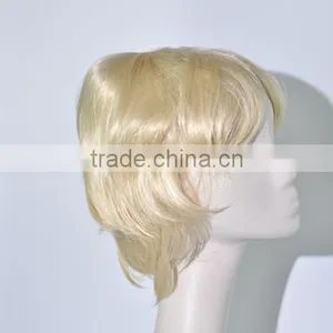 Hot Selling Natural Short Wave Blond Synthetic Wig N273 thumbnail-2