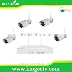 Wireless CCTV System Wifi Security 720P HD IP Camera 4CH NVR Kit Outdoor Surveillance System thumbnail-1