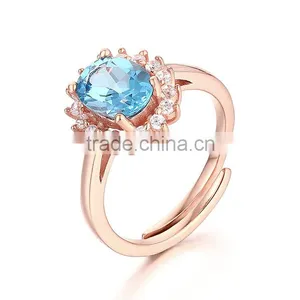 Fashion Jewelry New Design Gemstone Ring Manufactures in Canada SRO039R thumbnail-1