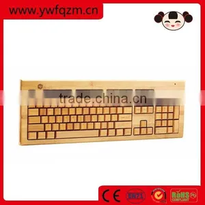 Bamboo & Wood Mechanical Gaming Computer Keyboard thumbnail-1