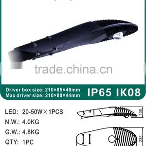 30W/50W/80W Everlite COB LED Street Light Head Housing thumbnail-3
