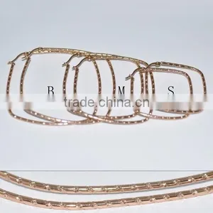 Wholesale Stainless Steel Fashion Rose Gold Earring BE20011 thumbnail-5