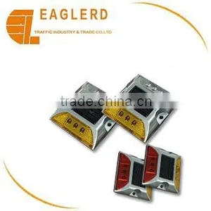 3 Led Double Sides Aluminum Solar Road Stud China Supplier thumbnail-1