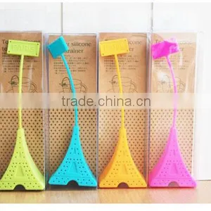 Mini Eiffel Tower Design Infuser Filter Spoon Silione Tea Strainer thumbnail-6
