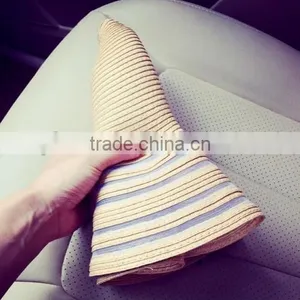 2016 Wholesale Factory Price Europe Hot Beach Hats Handmade Top Quality Younger Girls Raffia Straw Hat.html thumbnail-3