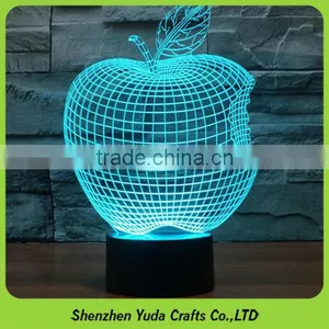 We Do All Kinds Of Small Night Light Acrylic Desktop Lamp With Touch Switch Base thumbnail-4