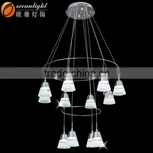Modern LED Chips Lights Acrylic Pendant Chandelier Bottle Chandelier Lampardis OM88213-8W thumbnail-3