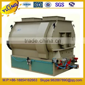 Professional Fish Feed Mixing Machine / Chicken Feed Mixer With Double Shaft thumbnail-1