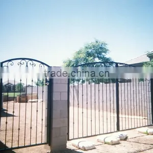 2016 Luxury European Style Metal Wrought Iron Gates Design on Online Shopping thumbnail-4