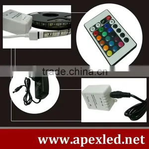 5050 Led Strip Rgb Kit With Adapter, Remote Controller and Connector Set thumbnail-1