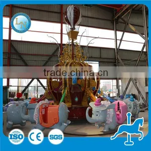 Kids Game! Amusement Park Equipment Flying Elephant Ride for Sale thumbnail-5