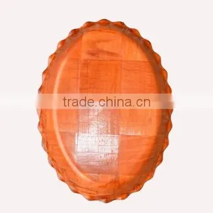 Bamboo and Wooden Fruit Plate With Water Ripples thumbnail-2