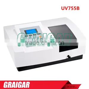 UV Visible Spectrophotometer UV755B Split Beam Spectrometer 2nm Bandwidth thumbnail-1