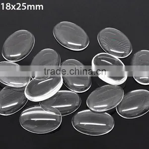 ~~ These Glass Cabochons Are Crystal Clear and Beautify Your Image!!! Wholesale Clear 30 x 40mm Oval Glass Cabochons thumbnail-1