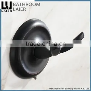 4335 American Style Vintage Black Bathroom Designs Wall Mount Robe Hook thumbnail-1