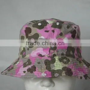 Colorful Funny Tie Try Blank Floral Custom Bucket Hat thumbnail-2