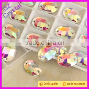 Dress Decoration Flat Back Crystal Rhinestone Sew On thumbnail-3