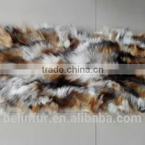 Gold Supplier From China Fox Fur Blanket Luxury Real Fur Genuine Style thumbnail-2
